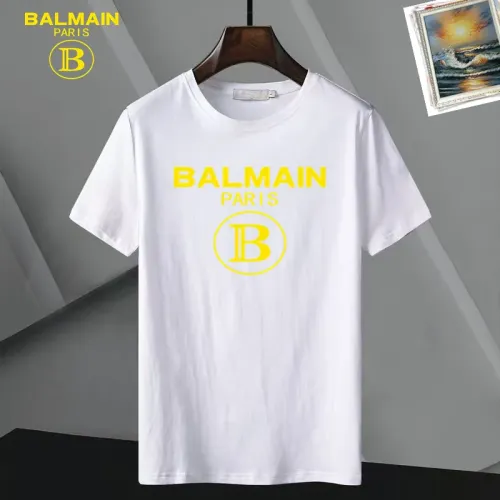Cheap Balmain T-Shirts Short Sleeved For Unisex #1437264, $$25.00 USD On Balmain T-Shirts