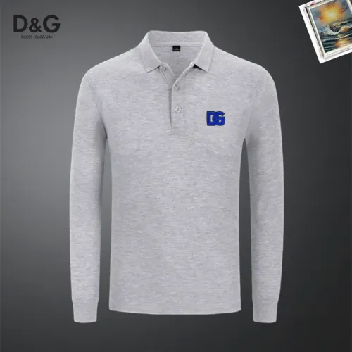 Cheap Dolce &amp; Gabbana D&amp;G T-Shirts Long Sleeved For Men #1437273, $$40.00 USD On Dolce &amp; Gabbana D&amp;G T-Shirts