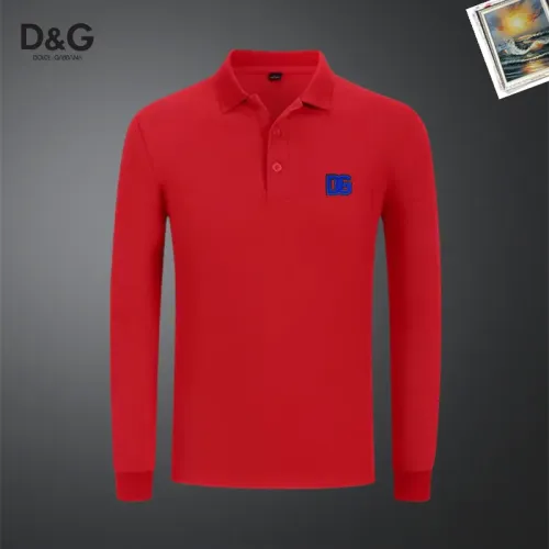 Cheap Dolce &amp; Gabbana D&amp;G T-Shirts Long Sleeved For Men #1437274, $$40.00 USD On Dolce &amp; Gabbana D&amp;G T-Shirts