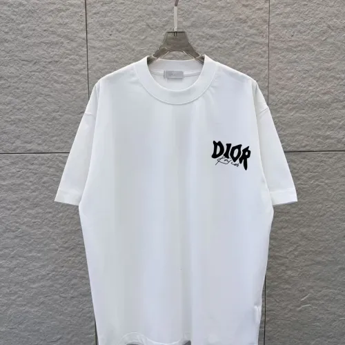 Replica Christian Dior T-Shirts Short Sleeved For Unisex #1437275 $38.00 USD for Wholesale