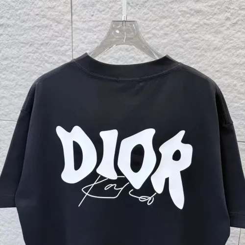 Replica Christian Dior T-Shirts Short Sleeved For Unisex #1437276 $38.00 USD for Wholesale