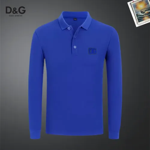 Cheap Dolce &amp; Gabbana D&amp;G T-Shirts Long Sleeved For Men #1437277, $$40.00 USD On Dolce &amp; Gabbana D&amp;G T-Shirts