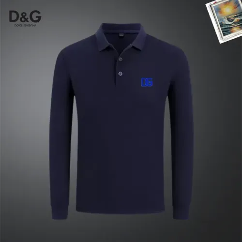 Cheap Dolce &amp; Gabbana D&amp;G T-Shirts Long Sleeved For Men #1437278, $$40.00 USD On Dolce &amp; Gabbana D&amp;G T-Shirts