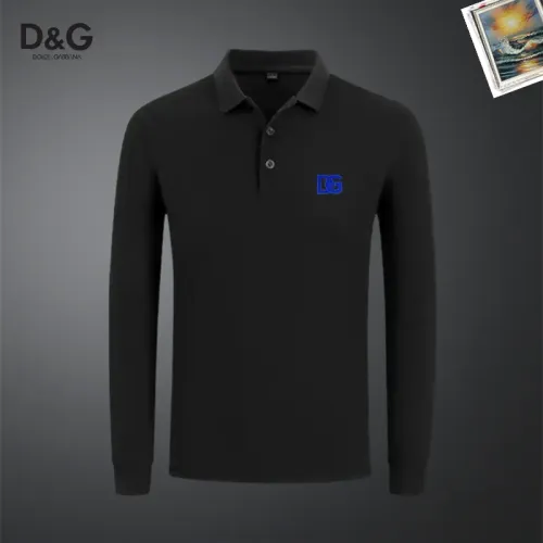 Cheap Dolce &amp; Gabbana D&amp;G T-Shirts Long Sleeved For Men #1437279, $$40.00 USD On Dolce &amp; Gabbana D&amp;G T-Shirts