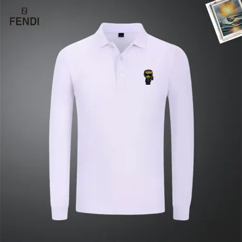 Cheap Fendi T-Shirts Long Sleeved For Men #1437337, $$40.00 USD On Fendi T-Shirts