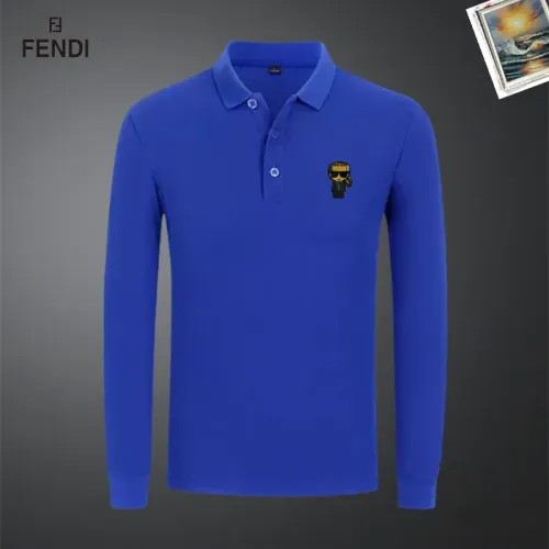 Cheap Fendi T-Shirts Long Sleeved For Men #1437340, $$40.00 USD On Fendi T-Shirts