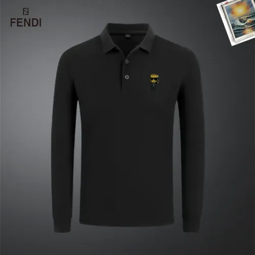 Cheap Fendi T-Shirts Long Sleeved For Men #1437342, $$40.00 USD On Fendi T-Shirts
