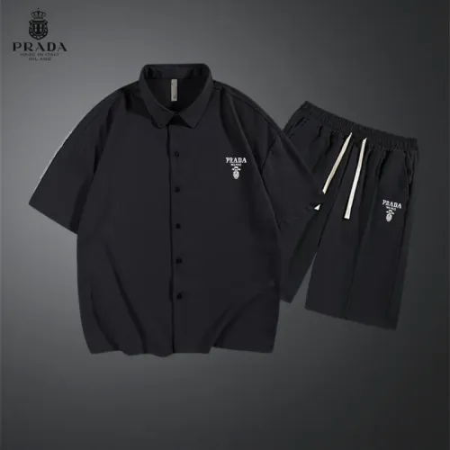 Cheap Prada Tracksuits Short Sleeved For Men #1437551, $$48.00 USD On Prada Tracksuits