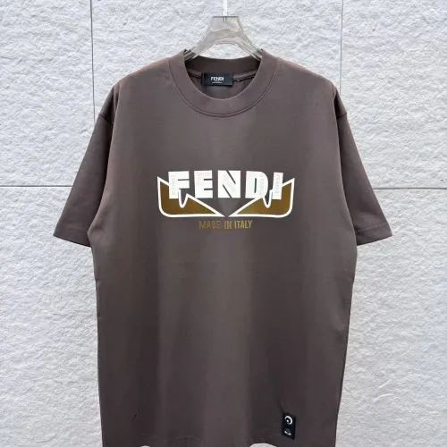 Cheap Fendi T-Shirts Short Sleeved For Unisex #1437619, $$36.00 USD On Fendi T-Shirts