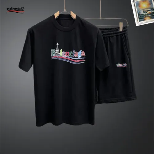 Cheap Balenciaga Fashion Tracksuits Short Sleeved For Men #1437664, $$48.00 USD On Balenciaga Fashion Tracksuits