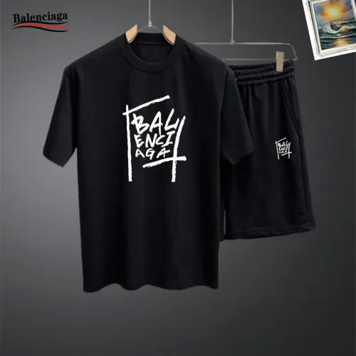 Cheap Balenciaga Fashion Tracksuits Short Sleeved For Men #1437693, $$48.00 USD On Balenciaga Fashion Tracksuits