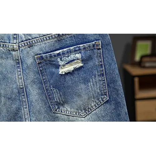 Replica Balmain Jeans For Men #1437785 $40.00 USD for Wholesale