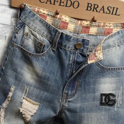 Replica Dolce & Gabbana D&G Jeans For Men #1437789 $40.00 USD for Wholesale