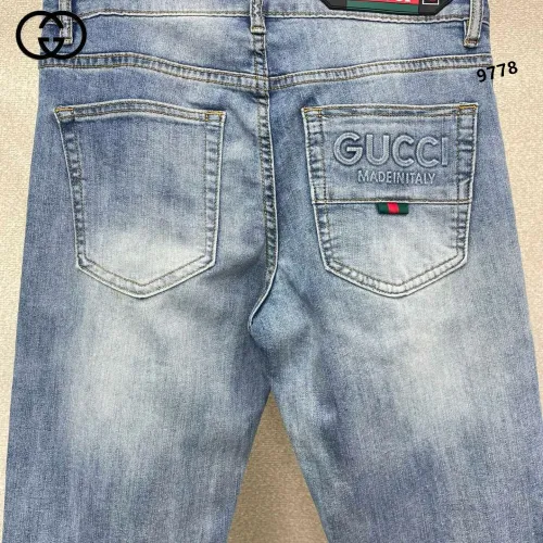 Replica Gucci Jeans For Men #1437819 $48.00 USD for Wholesale