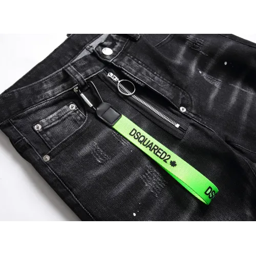 Replica Dsquared Jeans For Men #1437828 $48.00 USD for Wholesale