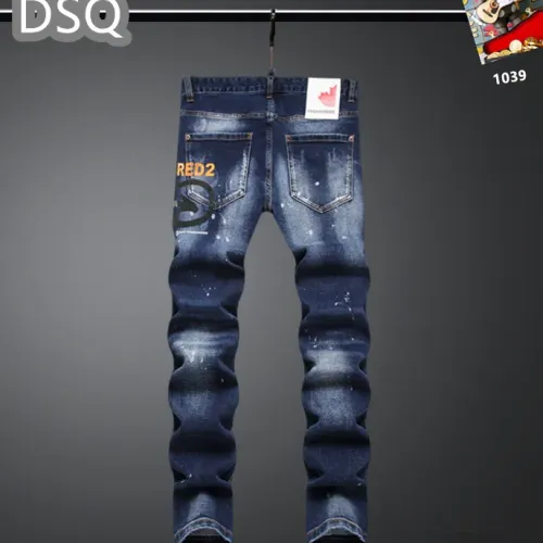 Replica Dsquared Jeans For Men #1437833 $48.00 USD for Wholesale