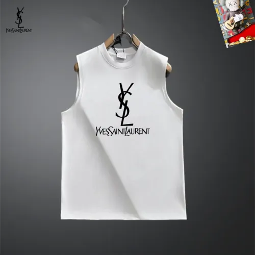 Cheap Yves Saint Laurent YSL T-shirts Sleeveless For Unisex #1437846, $$25.00 USD On Yves Saint Laurent YSL T-shirts