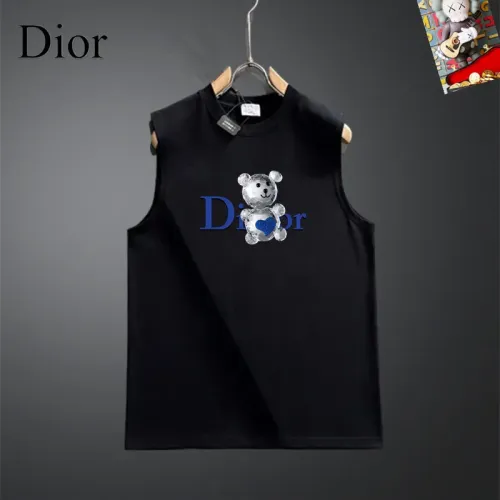 Cheap Christian Dior T-Shirts Sleeveless For Unisex #1437853, $$25.00 USD On Christian Dior T-Shirts