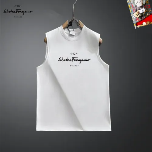 Cheap Salvatore Ferragamo T-Shirts Sleeveless For Unisex #1437862, $$25.00 USD On Salvatore Ferragamo T-Shirts