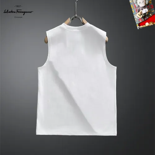 Replica Salvatore Ferragamo T-Shirts Sleeveless For Unisex #1437862 $25.00 USD for Wholesale