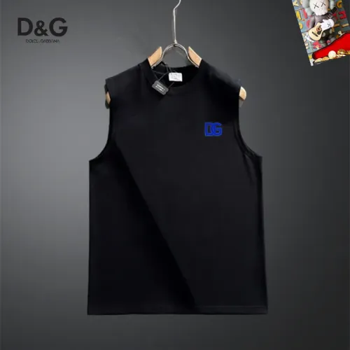 Cheap Dolce &amp; Gabbana D&amp;G T-Shirts Sleeveless For Unisex #1437887, $$25.00 USD On Dolce &amp; Gabbana D&amp;G T-Shirts