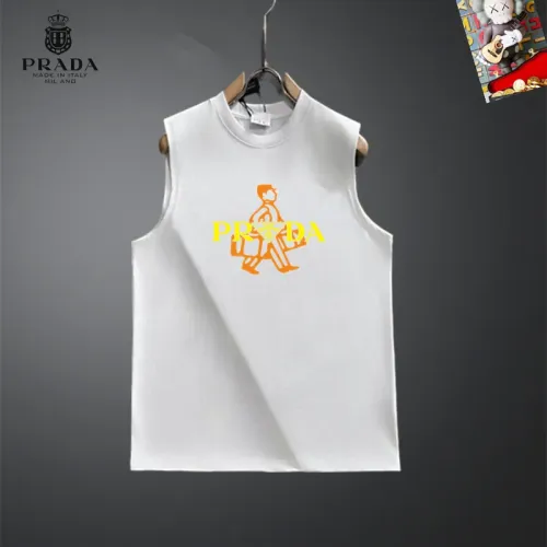 Cheap Prada T-Shirts Sleeveless For Unisex #1437890, $$25.00 USD On Prada T-Shirts