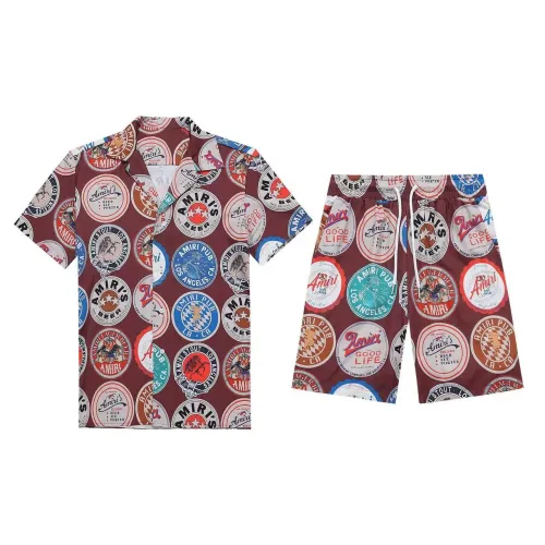 Cheap Amiri Tracksuits Short Sleeved For Men #1437905, $$52.00 USD On Amiri Tracksuits