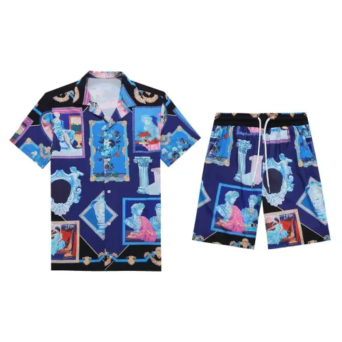 Cheap Versace Tracksuits Short Sleeved For Men #1437908, $$52.00 USD On Versace Tracksuits