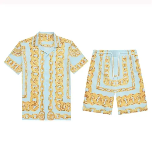 Replica Versace Tracksuits Short Sleeved For Men #1437913 $52.00 USD for Wholesale