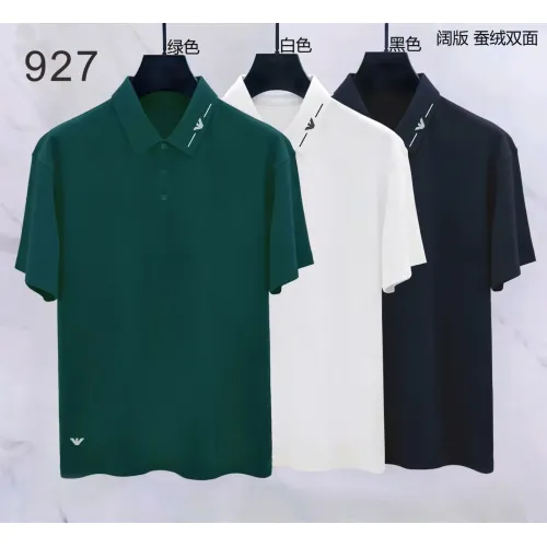 Replica Armani T-Shirts Short Sleeved For Men #1437962 $39.00 USD for Wholesale