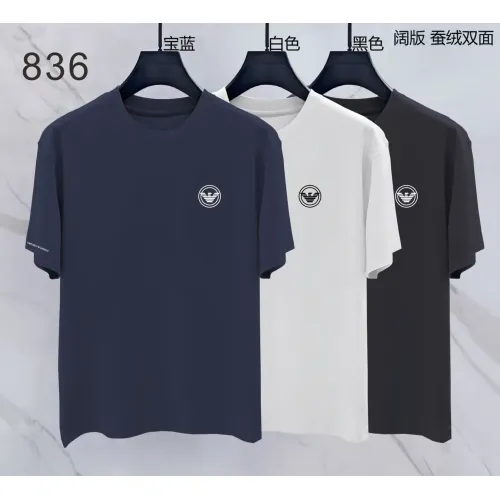 Replica Armani T-Shirts Short Sleeved For Men #1438038 $38.00 USD for Wholesale