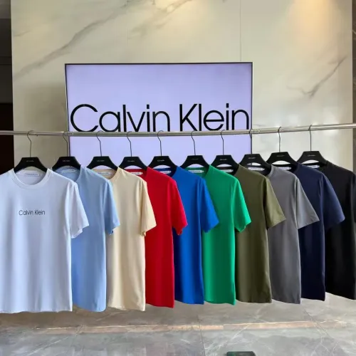 Replica Calvin Klein CK T-Shirts Short Sleeved For Men #1438097 $32.00 USD for Wholesale