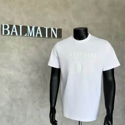 Cheap Balmain T-Shirts Short Sleeved For Men #1438114, $$32.00 USD On Balmain T-Shirts
