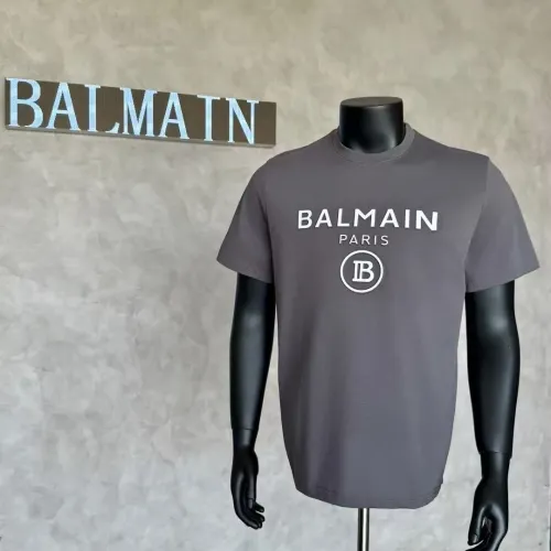 Cheap Balmain T-Shirts Short Sleeved For Men #1438116, $$32.00 USD On Balmain T-Shirts