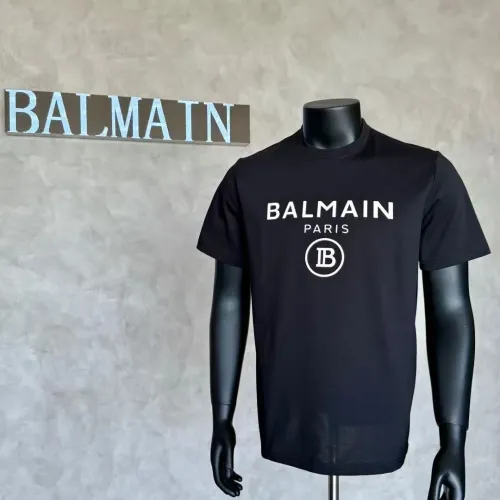 Cheap Balmain T-Shirts Short Sleeved For Men #1438117, $$32.00 USD On Balmain T-Shirts