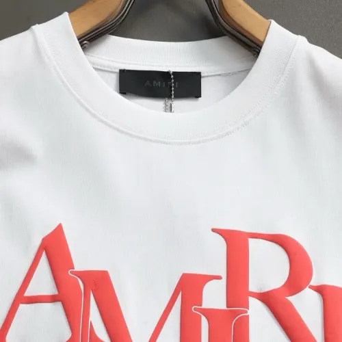 Replica Amiri T-Shirts Short Sleeved For Unisex #1438240 $36.00 USD for Wholesale