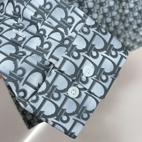 Replica Christian Dior Shirts Long Sleeved For Men #1438386 $64.00 USD for Wholesale