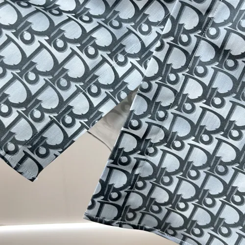 Replica Christian Dior Shirts Long Sleeved For Men #1438386 $64.00 USD for Wholesale