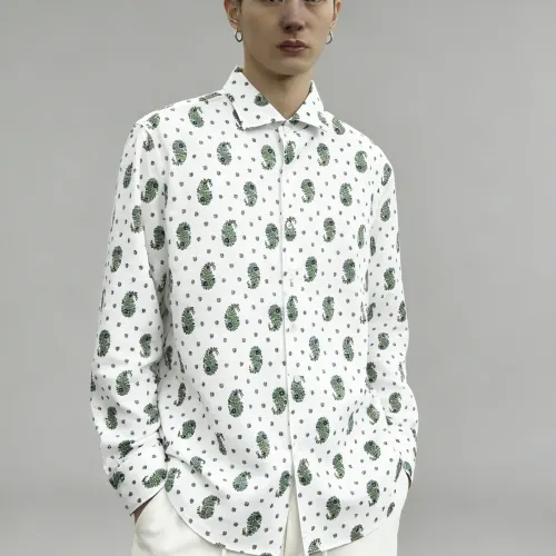 Replica Christian Dior Shirts Long Sleeved For Men #1438389 $68.00 USD for Wholesale