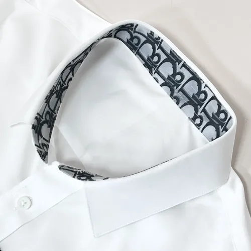 Replica Christian Dior Shirts Long Sleeved For Men #1438393 $68.00 USD for Wholesale