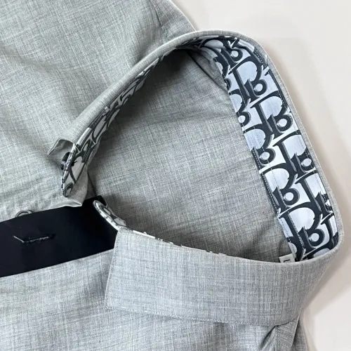 Replica Christian Dior Shirts Long Sleeved For Men #1438394 $68.00 USD for Wholesale