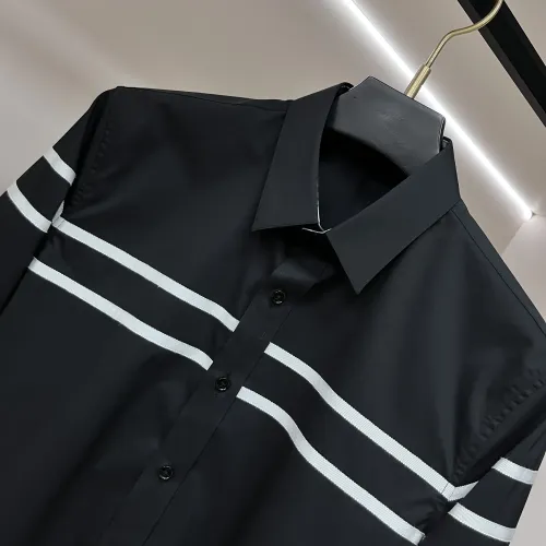Replica Christian Dior Shirts Long Sleeved For Men #1438395 $68.00 USD for Wholesale