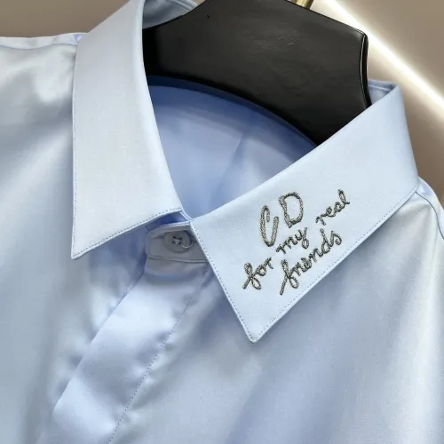 Replica Christian Dior Shirts Long Sleeved For Men #1438405 $68.00 USD for Wholesale