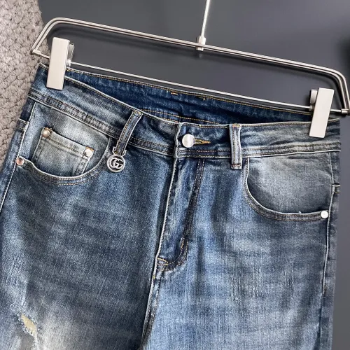 Replica Gucci Jeans For Men #1438412 $72.00 USD for Wholesale
