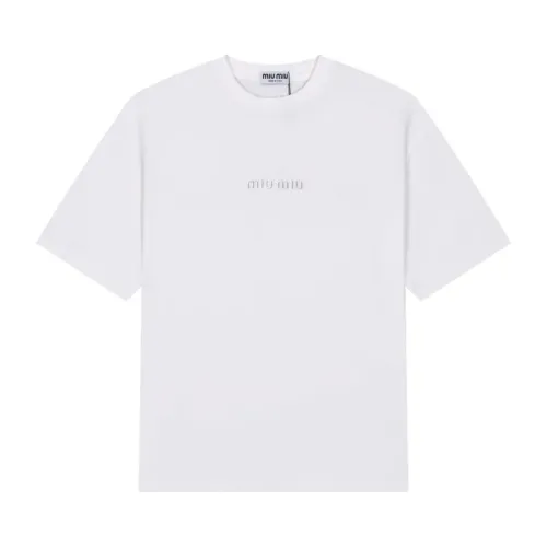 Cheap MIU MIU T-Shirts Short Sleeved For Unisex #1438441, $$41.00 USD On MIU MIU T-Shirts