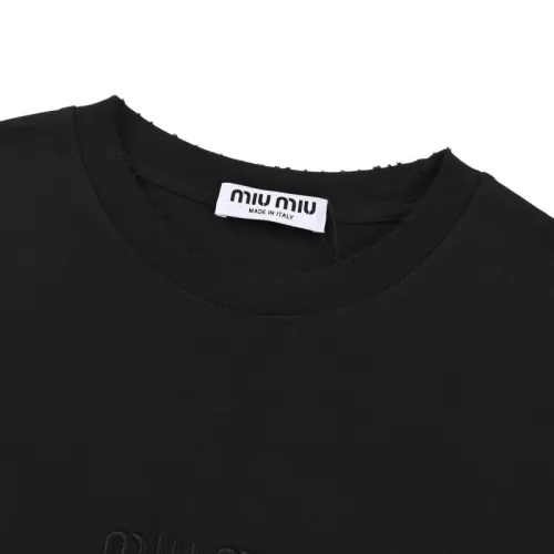 Replica MIU MIU T-Shirts Short Sleeved For Unisex #1438442 $41.00 USD for Wholesale
