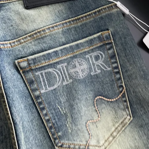 Replica Christian Dior Jeans For Men #1438455 $72.00 USD for Wholesale