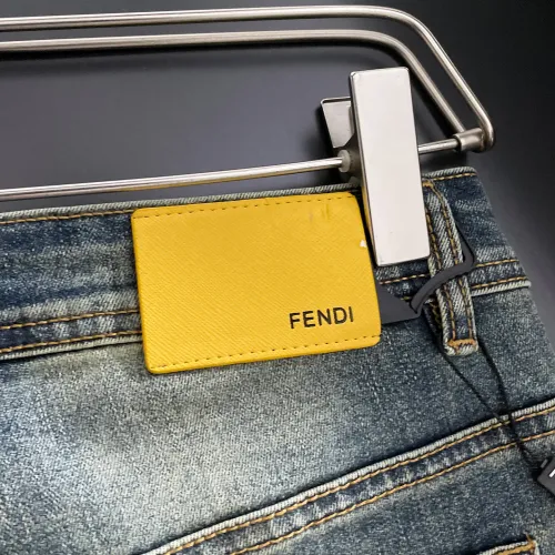 Replica Fendi Jeans For Men #1438459 $72.00 USD for Wholesale