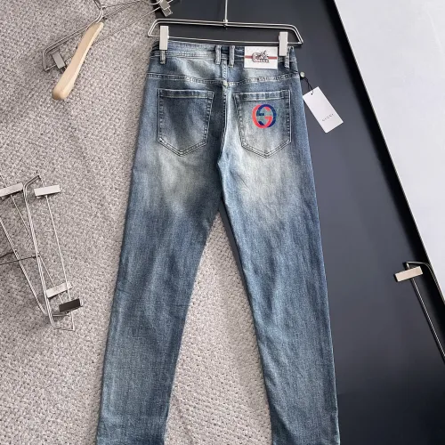 Replica Gucci Jeans For Men #1438495 $72.00 USD for Wholesale
