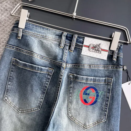 Replica Gucci Jeans For Men #1438495 $72.00 USD for Wholesale